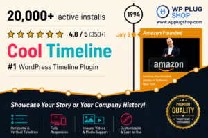 Cool Timeline Pro – Horizontal & Vertical Timeline Plugin for WordPress
