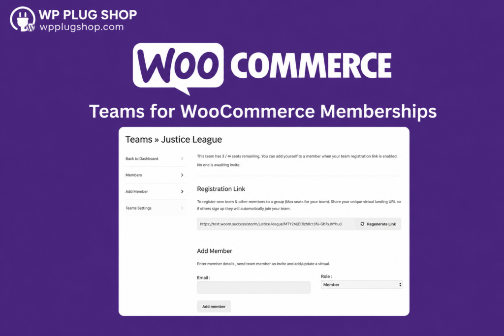 Teams for WooCommerce Memberships – Group & Corporate Membership Plugin