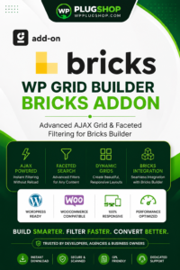 WP Grid Builder Bricks Addon – Advanced AJAX Grid & Faceted Filtering for Bricks Builder