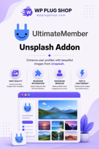 Ultimate Member Unsplash Addon – Profile Cover Photo Integration for WordPress