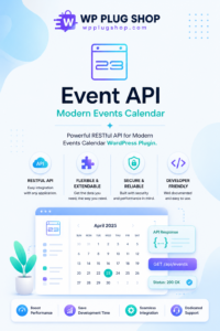MEC Event API Addon – API & JSON Integration for Modern Events Calendar