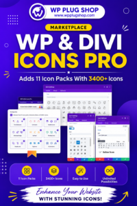 WP and Divi Icons Pro Plugin – Custom SVG Icons for Divi Builder & WordPress