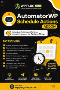 AutomatorWP Schedule Actions Addon – Schedule Automated WordPress Actions
