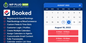 Booked – Appointment Booking for WordPress Plugin