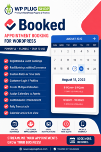 Booked – Appointment Booking for WordPress Plugin