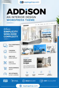 Addison – Architecture & Interior Design WordPress Theme for Creative Professionals