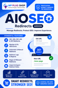 AIOSEO Redirects Addon – Advanced Redirect Manager & 301 Redirect Plugin for WordPress