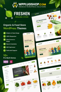 Freshen – Organic Food Store WordPress Theme for WooCommerce & Elementor