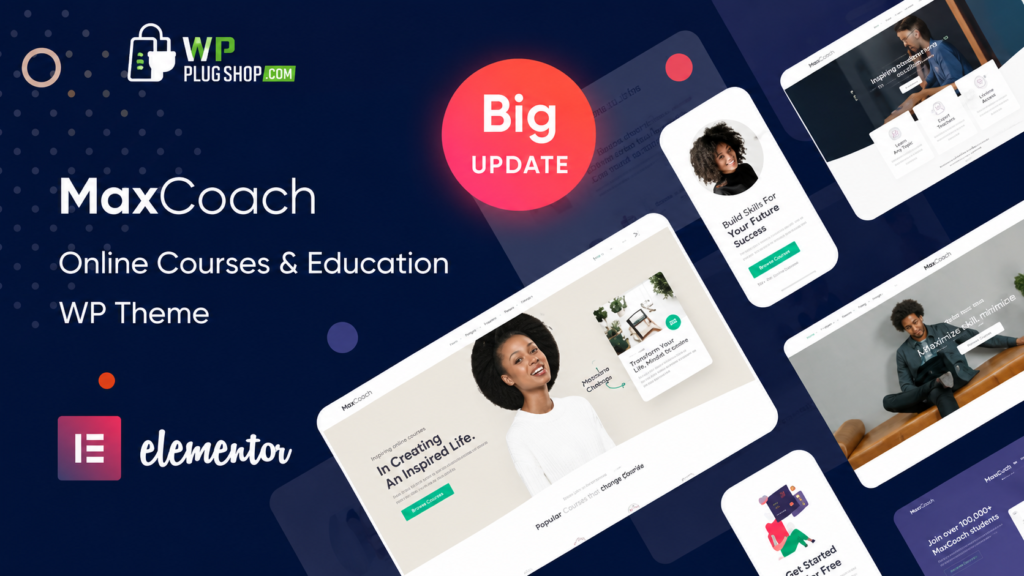 MaxCoach – Online Courses, Personal Coaching & Education WordPress Theme
