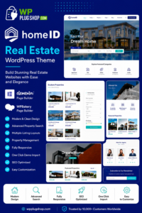 HomeID – Real Estate WordPress Theme