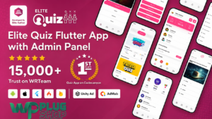 Elite Quiz Flutter App Source Code with PHP Admin Panel