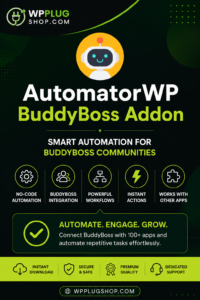 AutomatorWP BuddyBoss Addon – WordPress Automation Plugin for BuddyBoss Communities