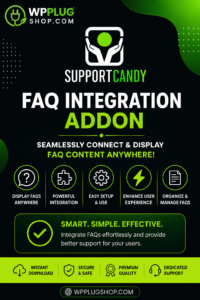 SupportCandy FAQ Integration Addon – WordPress FAQ Integration for Support Tickets