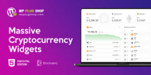 Massive Cryptocurrency Widgets – Real-Time Crypto Price Widgets Plugin for WordPress