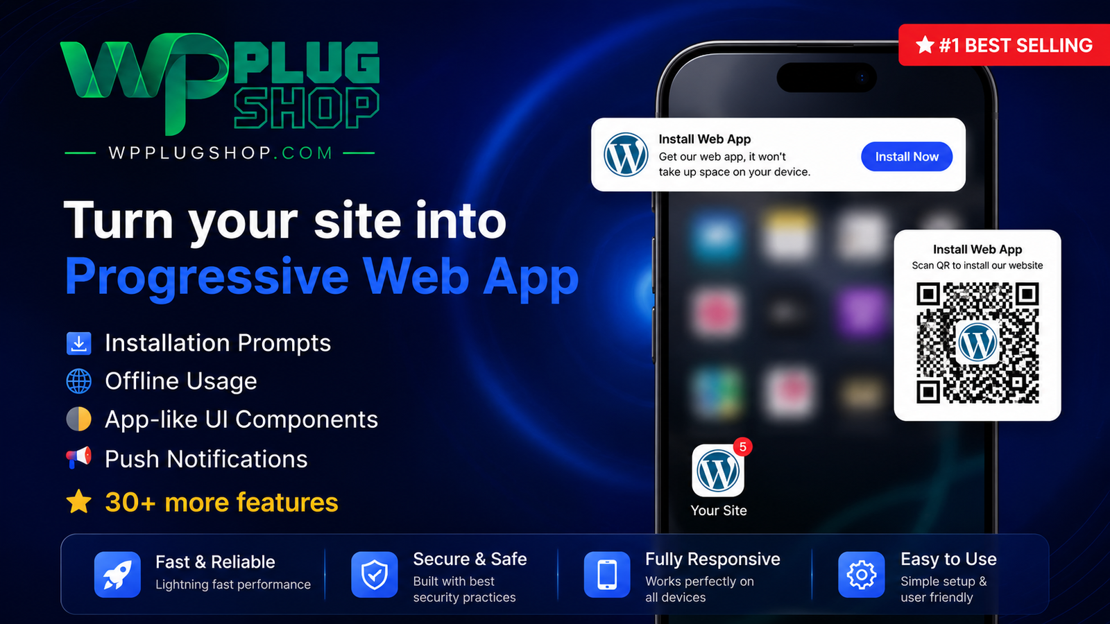 Progressive Web App (PWA) Plugin for WordPress