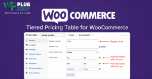 Tiered Pricing Table for WooCommerce – Advanced Bulk Pricing & Quantity Discount Plugin