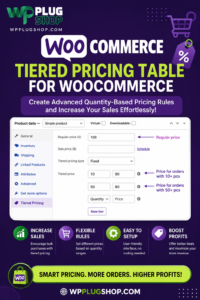 Tiered Pricing Table for WooCommerce – Advanced Bulk Pricing & Quantity Discount Plugin