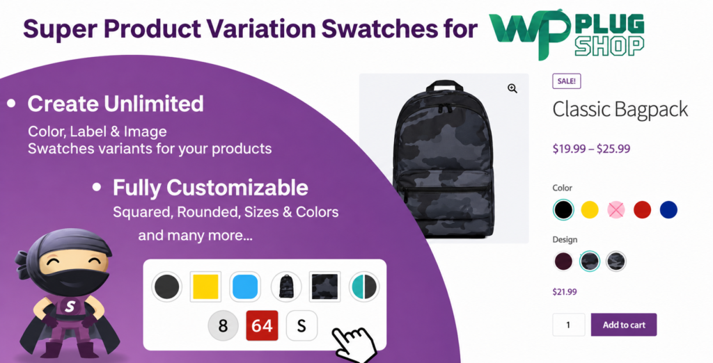 WooCommerce Product Variations Swatches