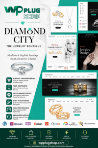 DiCi Jewelry Shop WooCommerce WordPress Theme – Luxury Elementor eCommerce Template