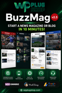 BuzzMag – Viral News, Magazine & Blog WordPress Theme