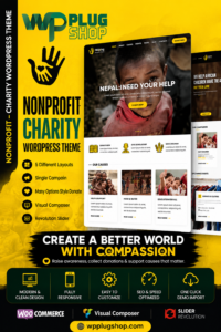 CharityHeart – Charity, Nonprofit & Fundraising WordPress Theme
