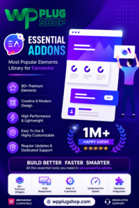 Essential Addons for Elementor Pro – Premium Elementor Widgets & Extensions Plugin