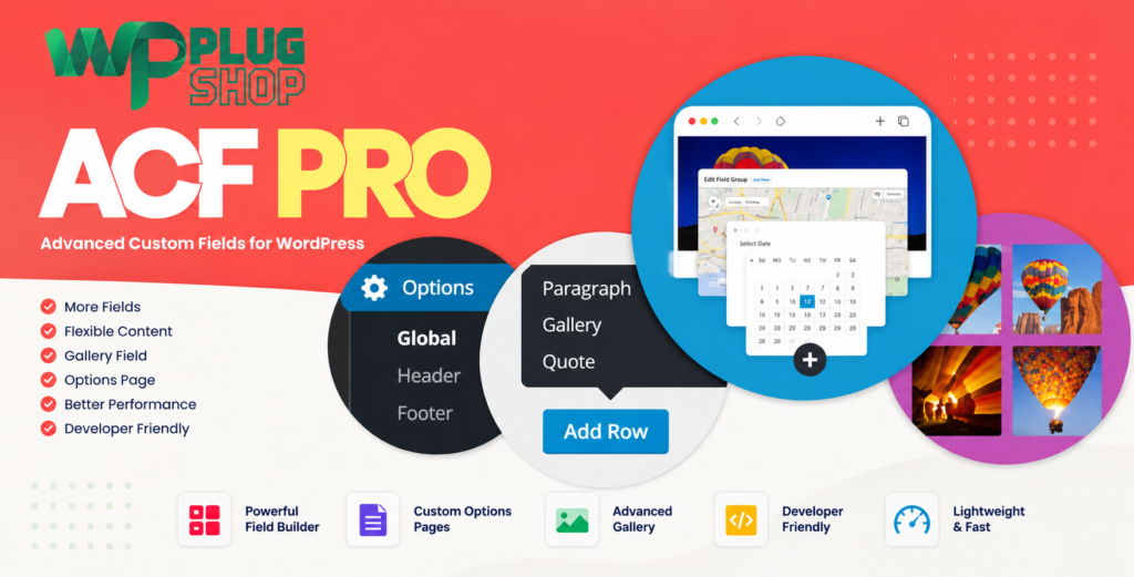 Advanced Custom Fields Pro (ACF Pro) – Premium WordPress Custom Fields Plugin