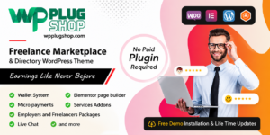 Exertio Freelance Marketplace WordPress Theme – Premium Service & Gig Platform Template