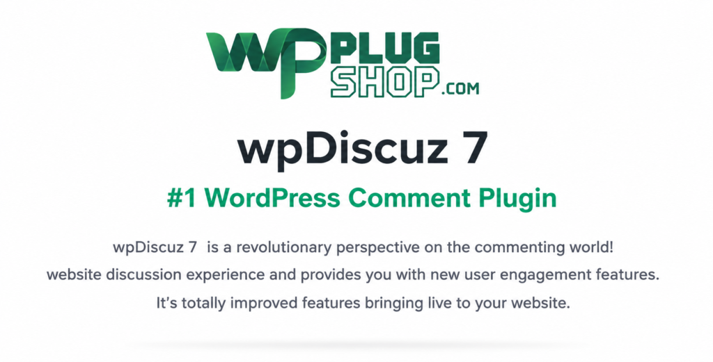 wpDiscuz Premium – Advanced WordPress Comment & Discussion Plugin