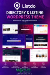 Listdo Theme – Directory Listing WordPress Theme for Business & Marketplace Websites