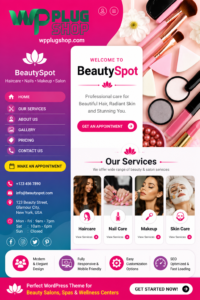 BeautySpot – Premium Beauty Salon, Spa & Wellness WordPress Theme