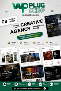 StudioFifty – Creative Agency & Portfolio WordPress Theme