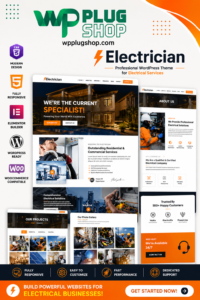 Electrician Theme – Electrical Services & Contractor WordPress Theme
