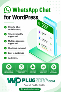 WhatsApp Chat WordPress Plugin – WhatsApp Support & Customer Communication Tool