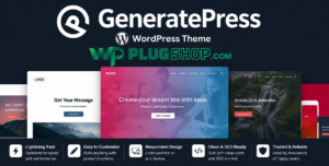 GeneratePress Premium WordPress Theme – Lightweight Fast Website Builder