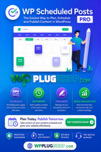 WP Scheduled Posts Pro – Editorial Calendar & Auto Publishing Plugin
