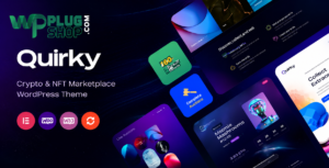 Quirky WordPress Theme – NFT, Crypto & WCFM Marketplace