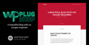 Typology Minimalist Blog WordPress Theme – Clean Text-Based Writing Theme for Bloggers & Authors