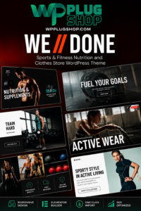Welldone | Premium Sports Store & Fitness WooCommerce Theme