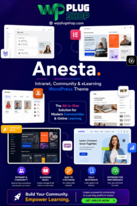 Anesta – Intranet, Extranet, Community and BuddyPress WordPress Theme