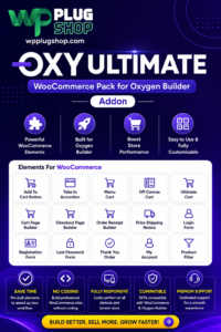 Oxy Ultimate Woo – WooCommerce Pack for Oxygen Builder