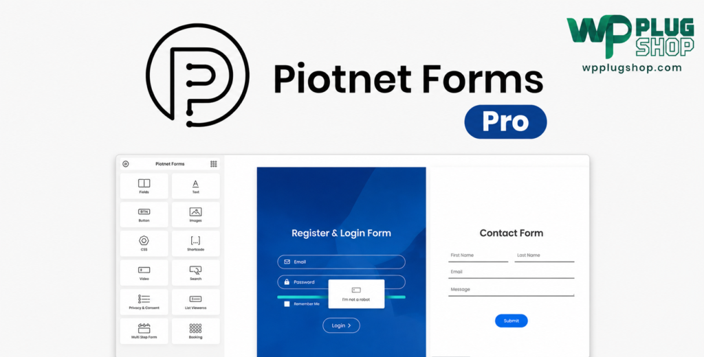 Piotnet Forms Pro 2.1.42 – Advanced WordPress Form Builder Plugin