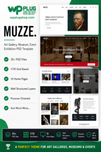 Muzze – Museum & Art Gallery WordPress Theme