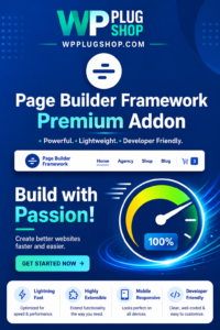 Page Builder Framework Premium Add-On | WP Plug Shop