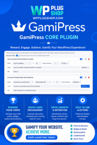 GamiPress WordPress Gamification Plugin | WP Plug Shop
