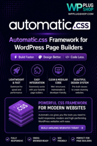 Automatic CSS (ACSS) Framework | WP Plug Shop