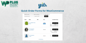 YITH Quick Order Forms for WooCommerce Premium – Bulk Order Form Plugin