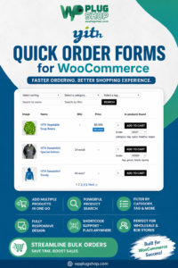 YITH Quick Order Forms for WooCommerce Premium – Bulk Order Form Plugin