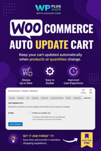 Auto Update Cart for WooCommerce | WP Plug Shop