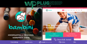 Bambini – Pre-School & Kindergarten WordPress Theme for Preschool, Nursery & Daycare Websites